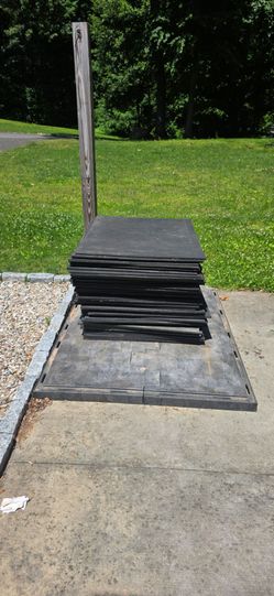 $25/per mat Black Utility Rubber Stall mats 3 x 4ft, 1/2 thick