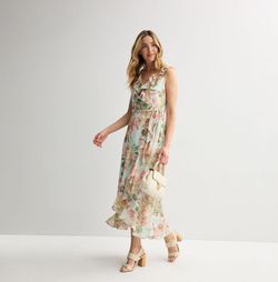 London Times Floral Maxi Dress – Size 4 – NWT