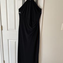 Ralp Lauren ,Black Dress  Strapless Size 14