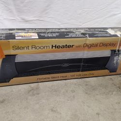 Lasko Silent Low-Profile Room Heater with Digital Display