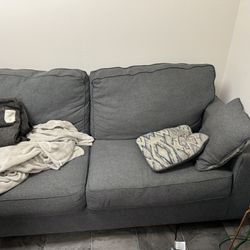 Couch Loveseat High back Chair And Bistro Table 