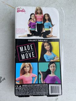 Barbie Made to Move Barbie Doll, Pink Top