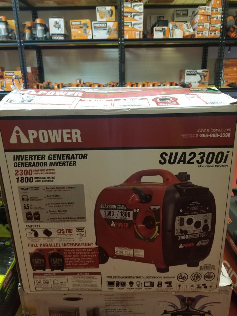 Brand new I power 2300 inverter generator . Im only asking for $330