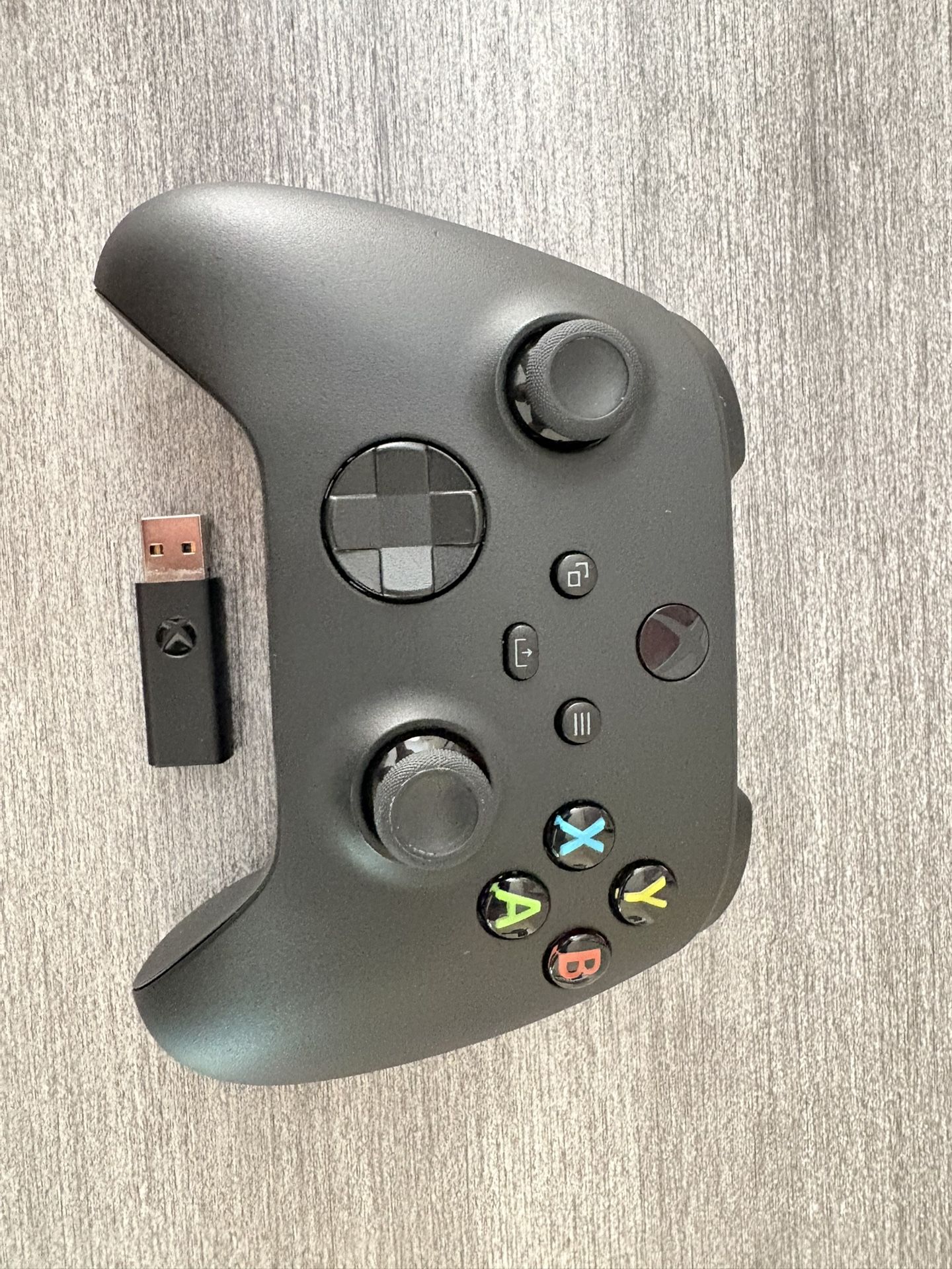 Xbox controller with wireless adapter