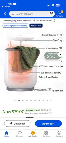 SLF Bucket Towel Warmer