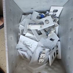 Covera/outlets/switches. White/creme