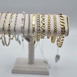 Beautiful Solid Gold Bracelets For Sale!!!