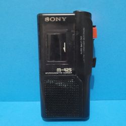 Sony Pressman M425 Dictation Two Speed Microcassette Recorder PARTS/REPAIR. 