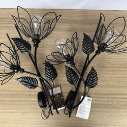 #2816 Solar Powered Outdoor Flower Garden Lights (2 pcs)