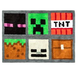 3'4"x4'6" Minecraft Accent Rug