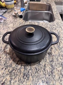 Our Table 5.5 Qt Cast Iron Dutch Oven w/ Lid