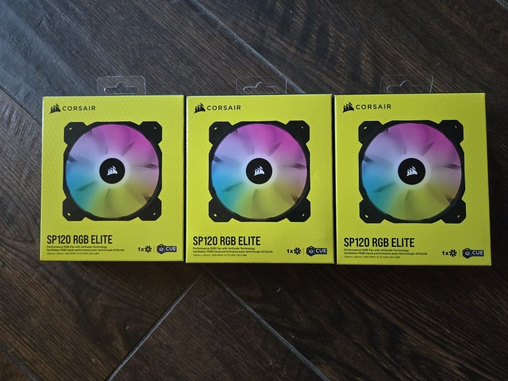 Set Of 3 SP120 RGB Elite PC Fans