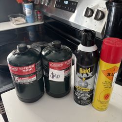 Propane, Butane, Raid Max. 