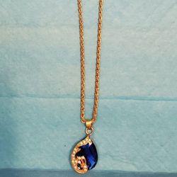 Jewelry Set Blue Stone