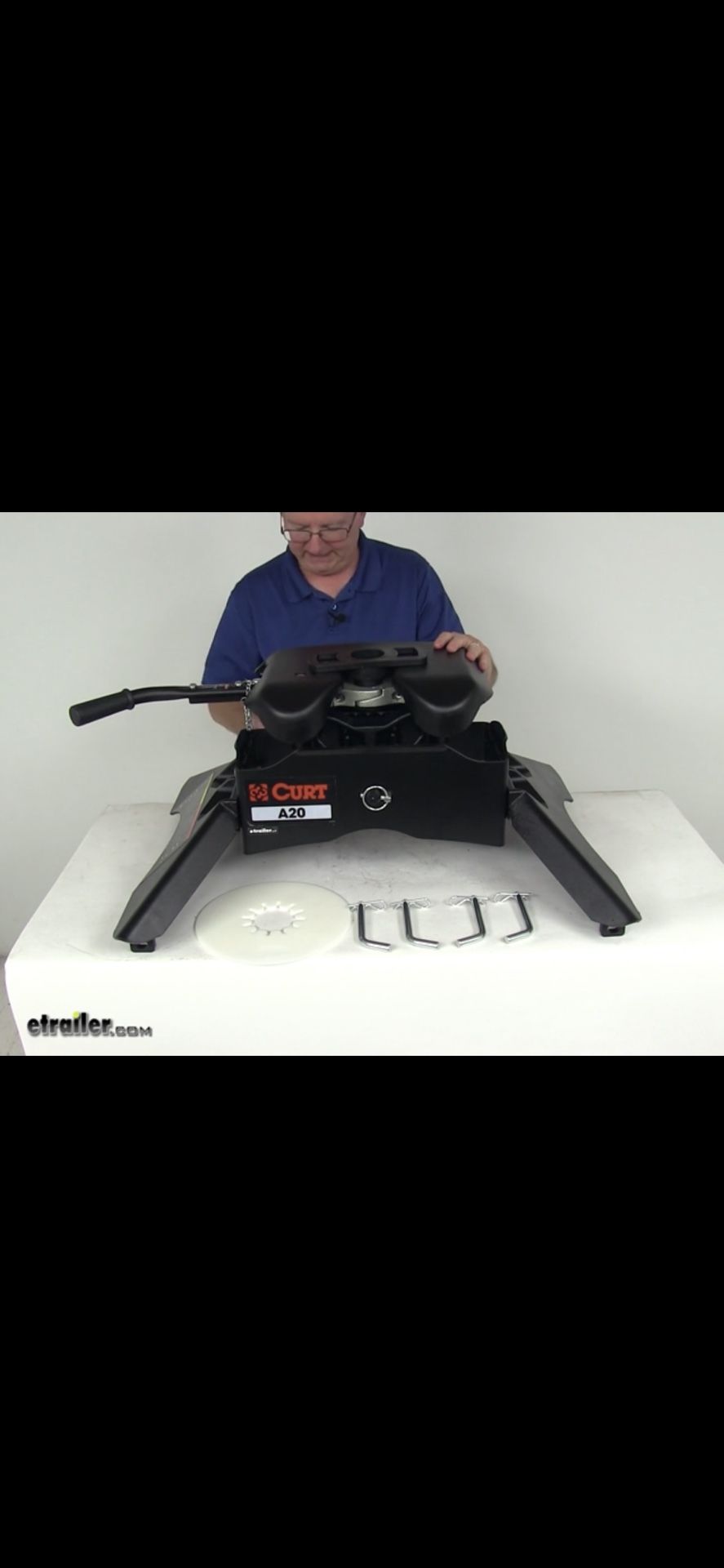 Curt A20 Fifth Wheel Hitch W/ Frame Bracket