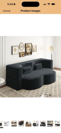 Sofa bed & dining table combo