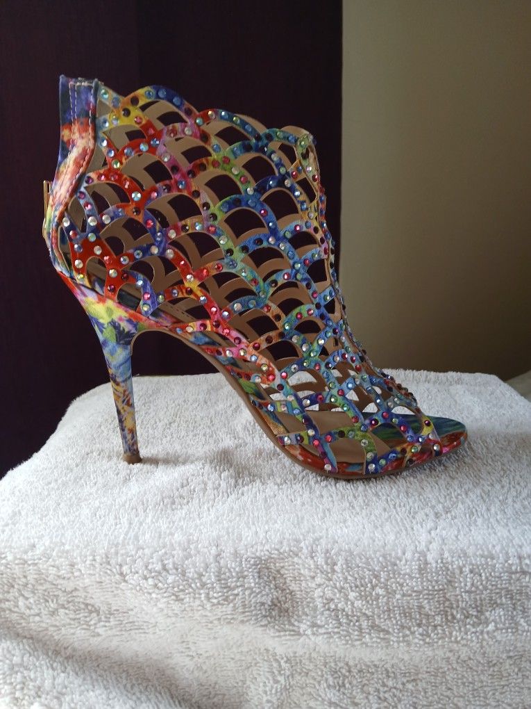 Multi Colored Duran Heels