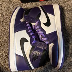 Court Purple Jordan 1 