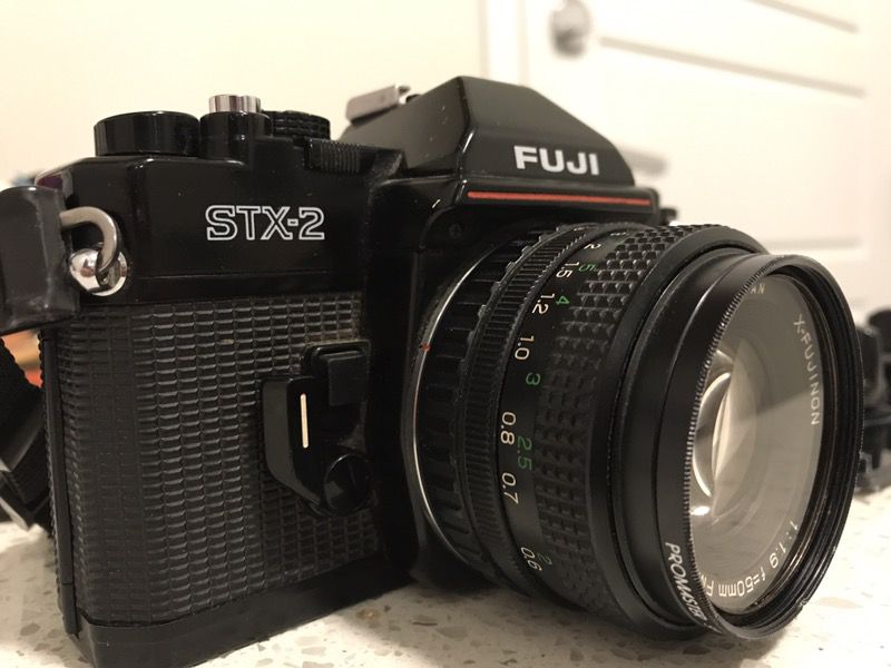 Fuji STX-2 35mm with F1.9 50mm lens
