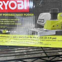 Used Once RYOBI Portable Hand Planner