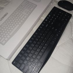 Wireless Bluetooth Keyboard & Mouse Combo