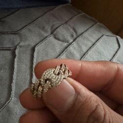 14k Gucci Link Ring 
