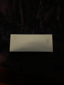 Tiffany and co glasses case with box