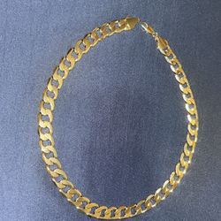 $160 Cuban Chain 18k Gold Plated