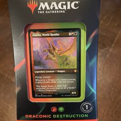 mtg draconic destruction commander deck Starter (Draconic Destruction) Every deck is built around a legendary creature Draconic Destruction Precon | EDHREC