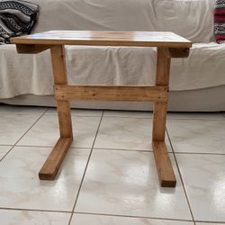 Wooden Desk/End Teble