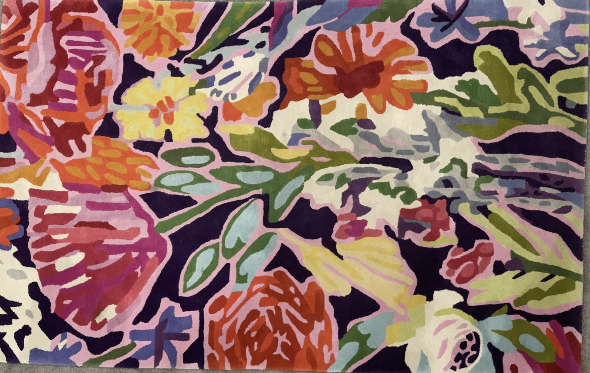 Anthropologie 5’x8’ Floral Rug