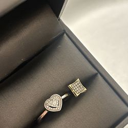 Diamond 10k Engagement Ring And earings