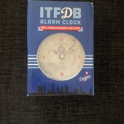Dodgers Alarm Clock 60th Anniversary 
