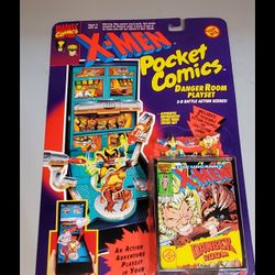 Marvel Comics X-Men Pocket Comics Action Figure Playset 