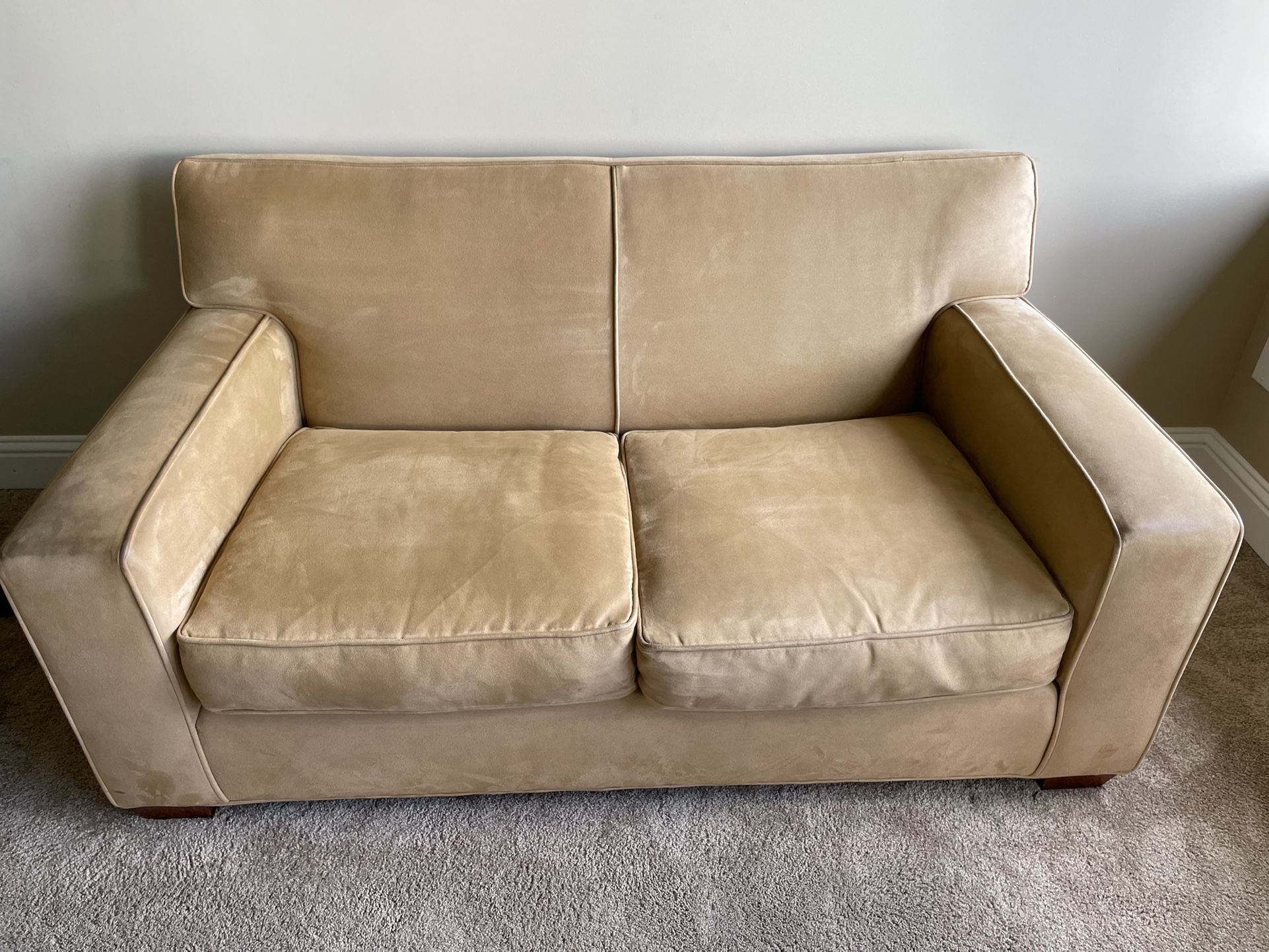 Nice microfiber loveseat , Small Couch