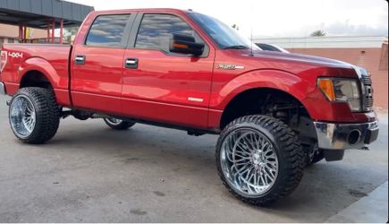 Ford f150 wheels and tires 24x14 with 35