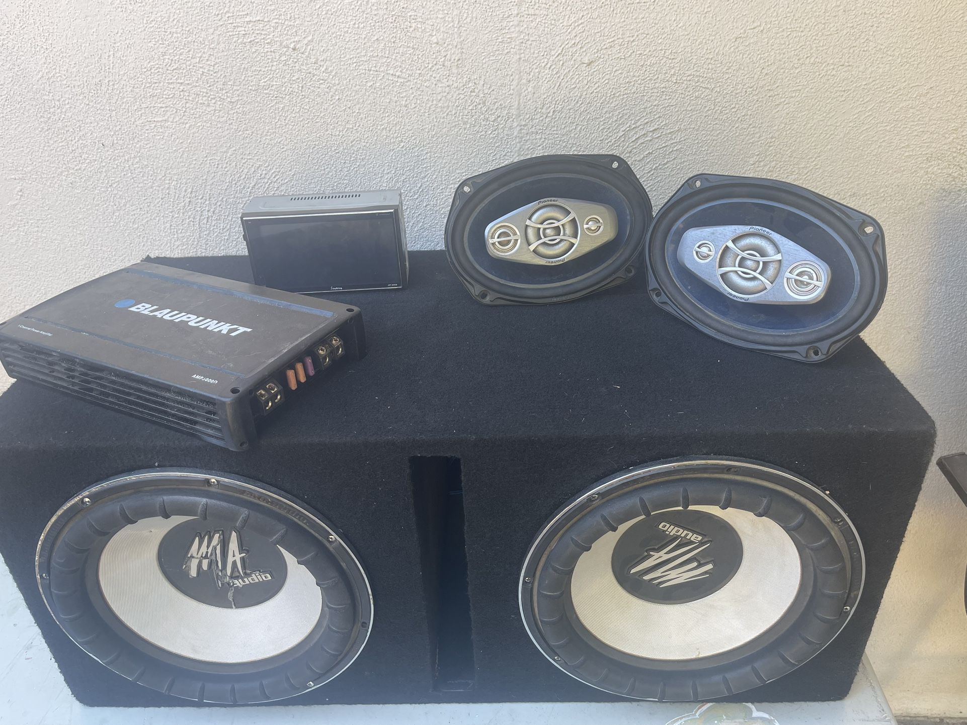 Ma Audio 12” Speaker And Box