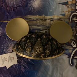 Haunted Mansion 50th Anniversary Wallpaper Mickey Ears Hat