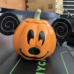 Disney Mickey Pumpkin Cookie Jar