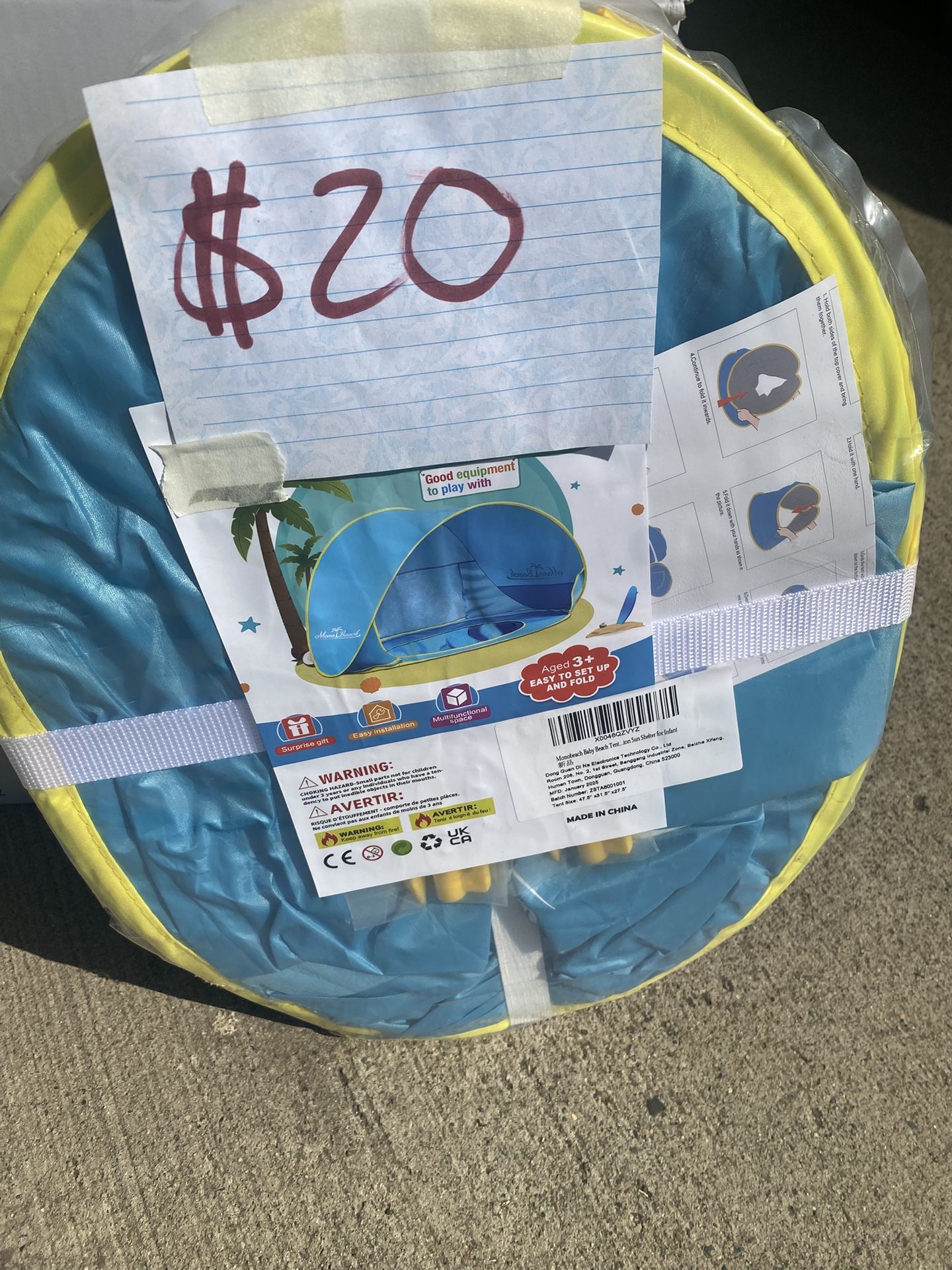 Toddler Beach Umbrella Pool 