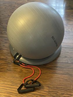 Stability Ball with Resistance Bands & Pump