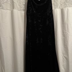 Black Velvet Dress Size XL $15
