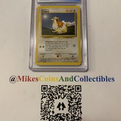 Pidgey Base Set 1999 Graded CGC 9