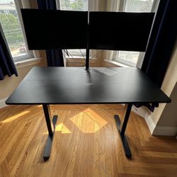 For Sale $ 200 OBO WFH Setup - Desk, Chair, Monitors 