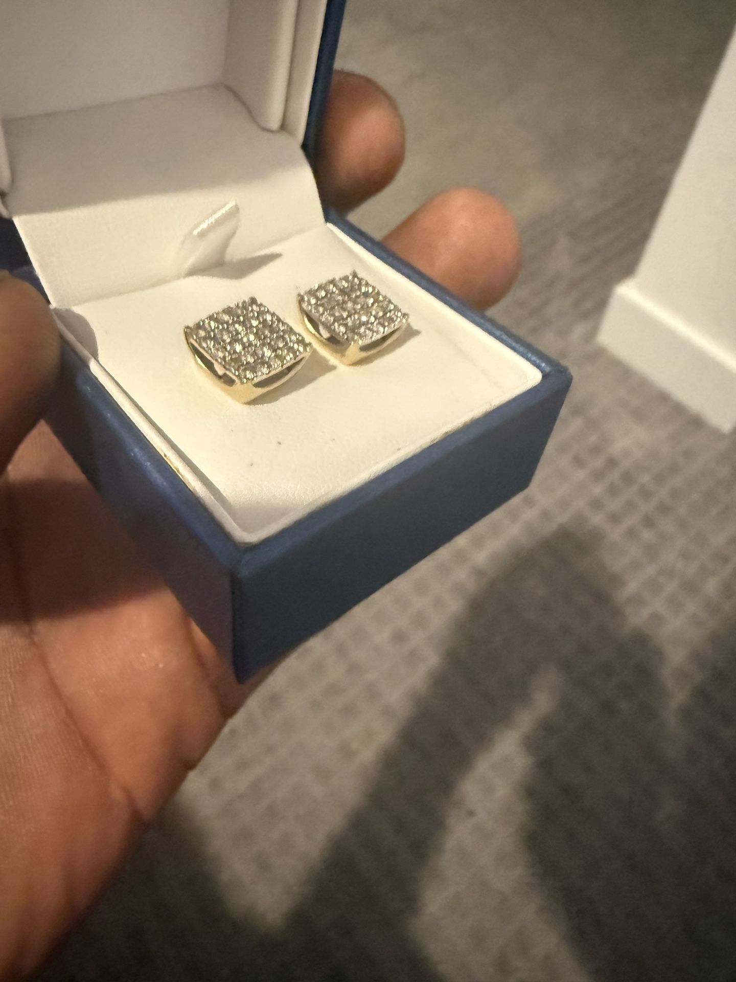 14k Diamond Earrings