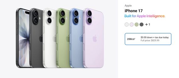 iPhone 17 Brand New 256G Any Color