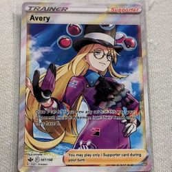AVERY 187/198-CHILLING REIGN POKEMON CARD- FULL ART- MINT - PACK FRESH