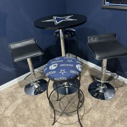 Dallas Cowboy Table & Stools