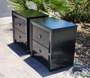 Two Furniture Nightstands 2 Drawer* FREE LOCAL DELIVERY