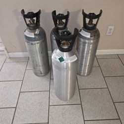 Cilindro De Aluminio CO2 Con Todo 